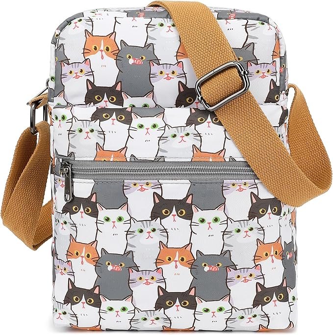 Leaper Girls Crossbody Purses for Kids 2 PCS Cross Body Bag Women Messenger Bag Girls Canvas Bag Cross Body Purse Set